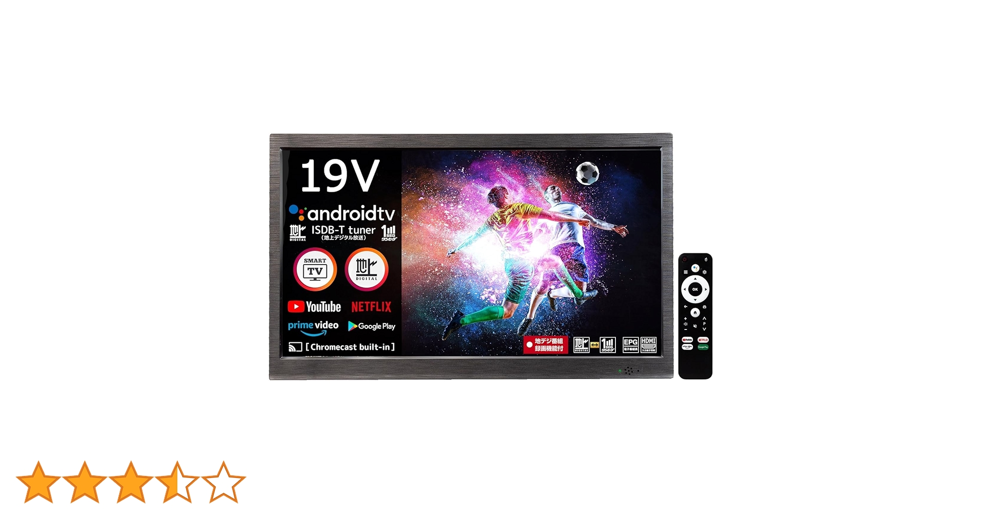 Amazon | [東京Deco] 19V型 SmartTV スマートテレビ(Android TV) 液晶